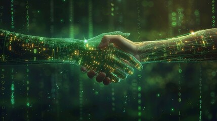 Human and AI Handshake in Digital World