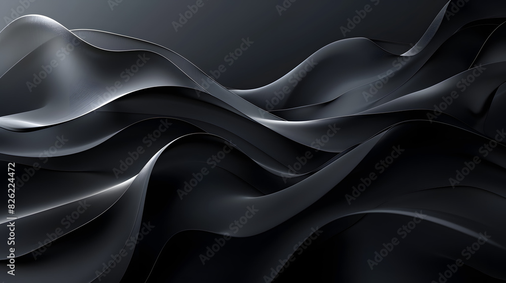 Poster design a sophisticated presentation background with black abstract