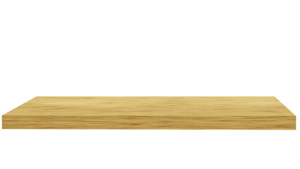 wooden board 3D rendering