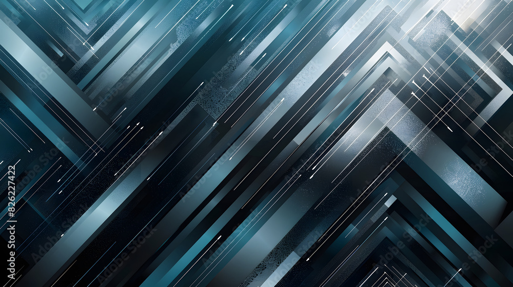 Poster create a modern abstract background with an illustration of vector arrows in shades of gray and blue