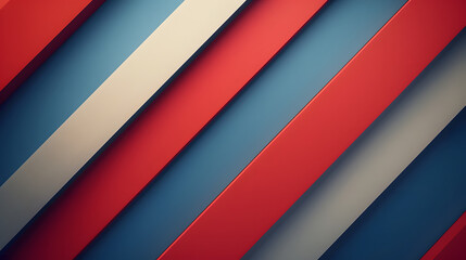 Fototapeta premium Blue red abstract presentation background with stripes