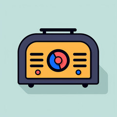 Radio_Knob_Modern_Line_Icon_Vector_Line_Art_CuteIcon_