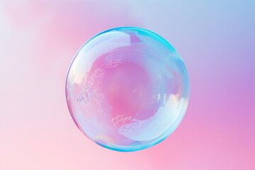 3d bubble illustration, water