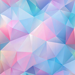 Obraz premium abstract irregular polygon background - triangle low poly pattern - full spectrum multi color, vector illustration