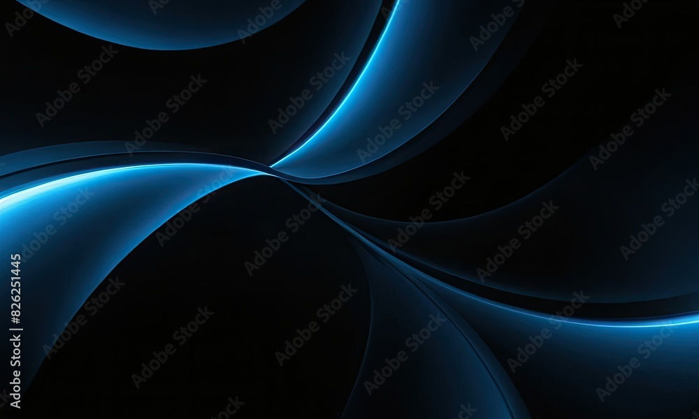 Poster deep blue abstract background 3d rendering