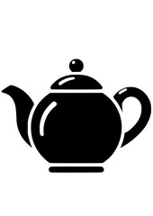 Kettle SVG, Teapot SVG, Hot SVG, Tea SVG, Coffee SVG, Tea lover, Kettle Silhouette, Teapot Clipart, Cut file for Cricut