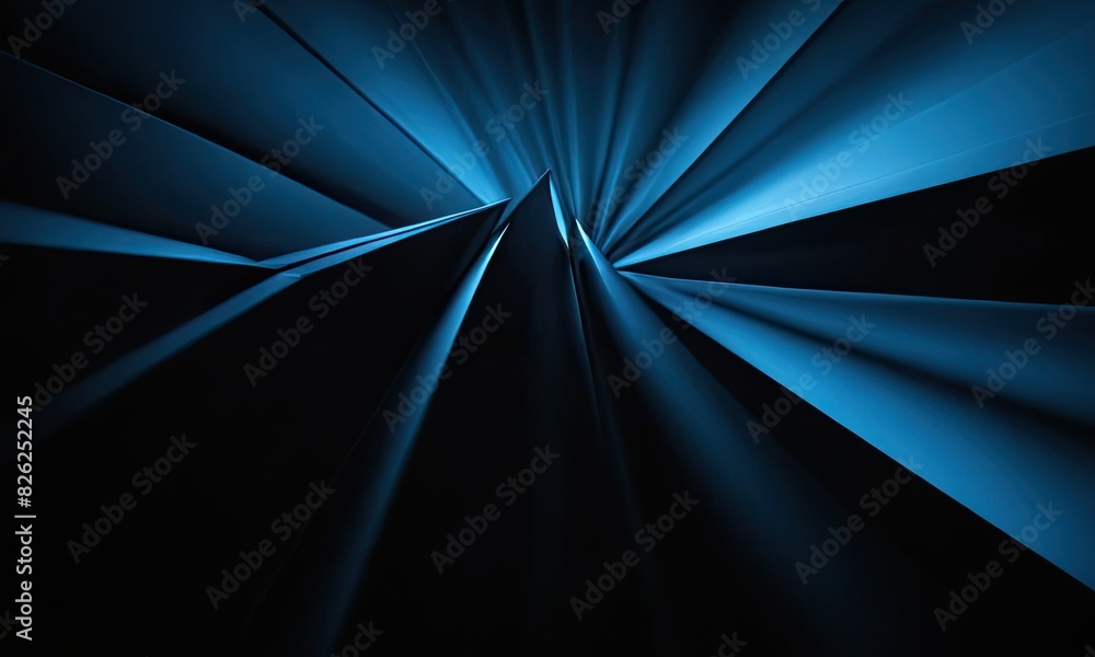 Poster deep blue abstract background 3d rendering