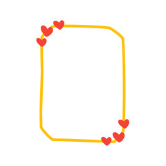 heart frame decoration