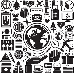 international friendship day Vector Illustration 