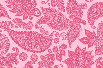 Botanical pattern for fabrics, covers, leaflets, business cards, Happy Birthday cards, Wedding Invitations, for use in graphics . Generated by Ai