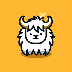 Yo-Yoing_Yak_Modern_Line_Icon_Vector_Line_Art_CuteIco