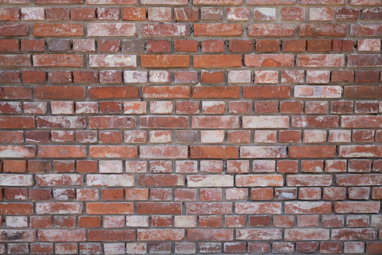 Fototapeta Old red brick wall, mur ściana z czerwonej cegły 