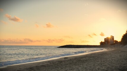 Atardecer en el malec&oacute;n