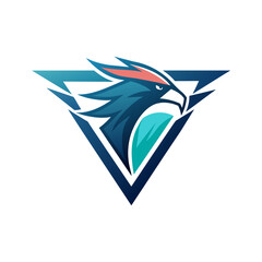 eagle tattoo vector icon illustration