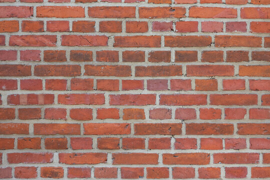Fototapeta Old red brick wall, mur ściana z czerwonej cegły 