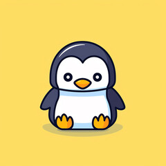 Cuddly_Penguin_Modern_Line_Icon_Vector_Line