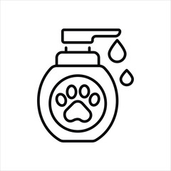 Pet Shampoo vector icon