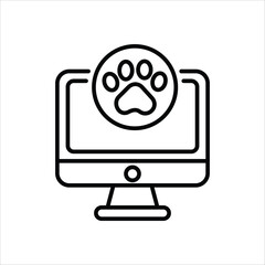 Veterinary vector icon