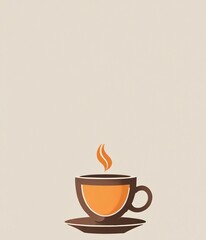 Obraz premium vector icon for a cup of coffee, illustration of a cup of coffee icon
