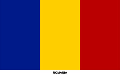 Fototapeta premium Flag of ROMANIA, ROMANIA national flag