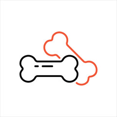 Bone vector icon