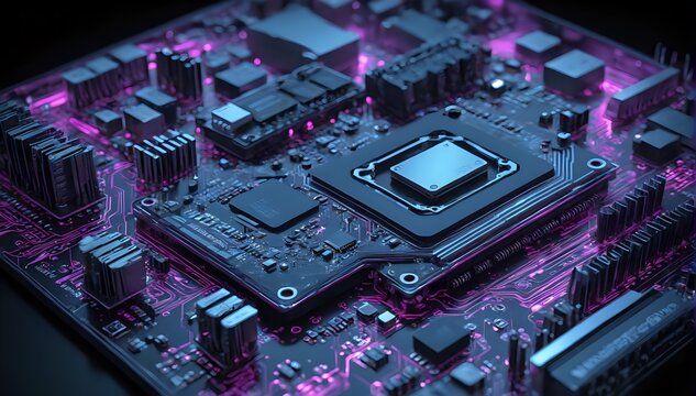 Artificial Neural Network with AI and Machine Learning Imagery