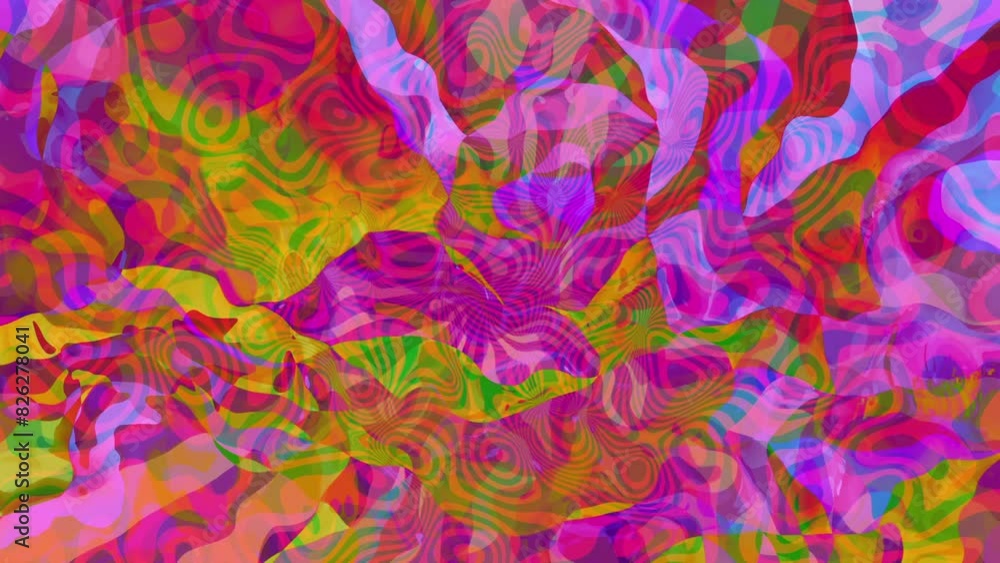 Poster abstract background - mesmerizing psychedelic magic: funky and fluid designs with a colorful and ene