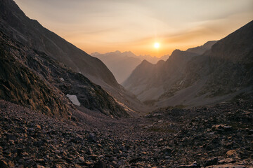 Sunset in the Weminuche Wilderness, Colorado