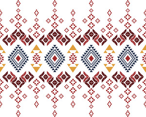 abstract Traditional geometric ethnic fabric pattern ornate elements with ethnic patterns design for textiles, rugs, clothing, sarong, scarf, batik, wrap, embroidery, print, curtain, carpet, wallpaper