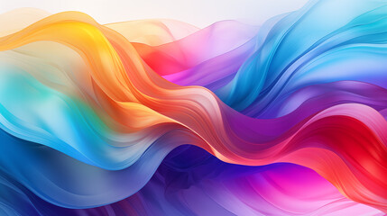 Vibrant Abstract Color Waves