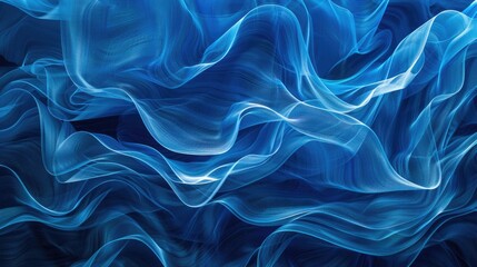 Obraz premium Blue Modern Abstract Design with Elegant and Vibrant Colours for Clean Minimal Background