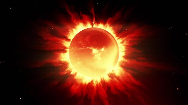 Elevate your brand with our stunning Solar Eclipse Background. This mesmerizing animation features a realistic solar eclipse that dramatically unveils your logo.