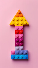 Colored building blocks