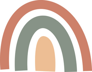 Cute Rainbow Cartoon Illustration