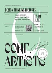 Design Conference Workshop Event Poster
