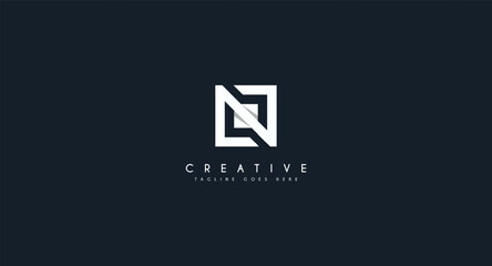 Fototapeta premium Letter N Logo design vector illustration.