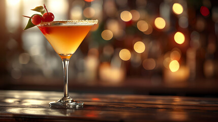 Craft cocktail bartender training session displaying mixology education with glossy backdrop   Photo Stock Concept