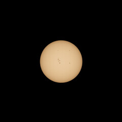 Sunspots in march 23 on 2024