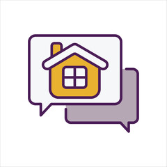 Conversation vector icon