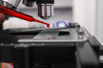 Research and innovation in a laboratory full of scientific formulas