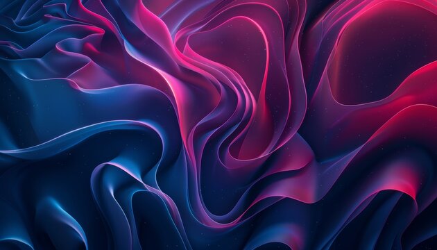 A dynamic abstract wavy background is created with a touch of creativity in a 2D illustration ideal for spicing up your banners flyers or brochures.