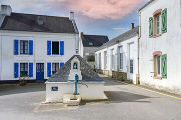 Bangor in Belle-Ile, Brittany, the village