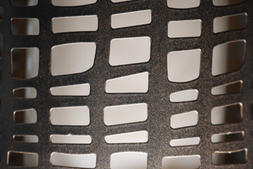 Decorative and striking pattern close-up