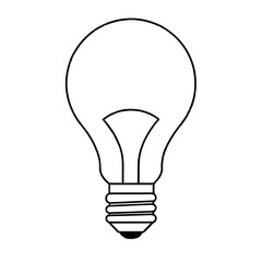 light bulb icon vector illustration icon