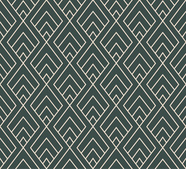 Seamless vector art deco pattern. Abstract background. 
Modern geometric print for fabric, surface, wallpaper.