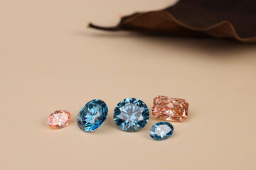 Round colour Diamond theme Photo for advertise used 