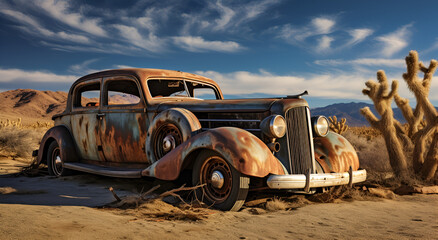 old rusty car