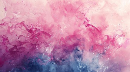 Generate an abstract painting of pink and blue