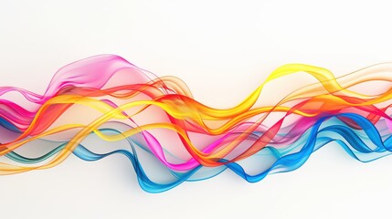 Multicolored liquid shiny waves abstract background. Generative AI