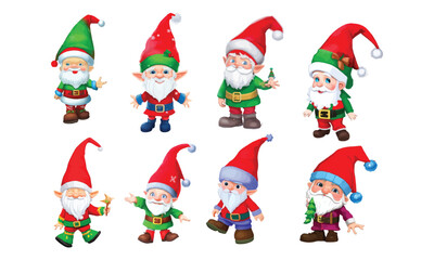 Fototapeta premium Merry Christmas vector Cartoon